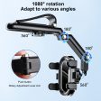 Car Sun Visor Rearview Mirror Mount Phone Holder Angle Adjustable Rotatable Car Cellphone Bracket For Discount