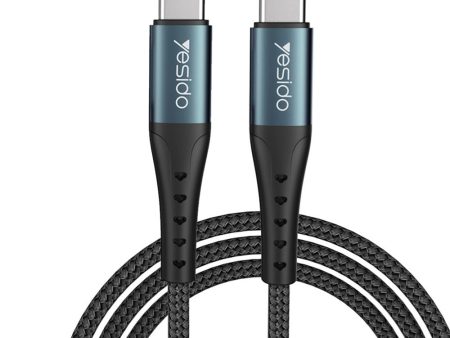 YESIDO CA66 1m USB C to USB C Fast Charging Cable PD 60W Type C Data Cord Online now