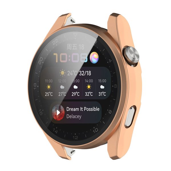 Full Coverage PC Protective Cover with Tempered Glass Hard Screen Protector for Huawei Watch 3 Pro Supply