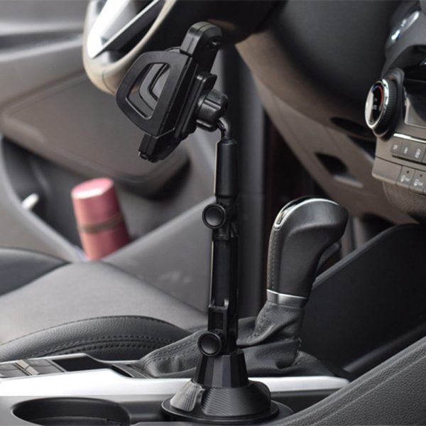 Universal Car Cup Holder Mount Adjustable Cellphone Stand 360 Degrees Rotation Phone Bracket Online Hot Sale