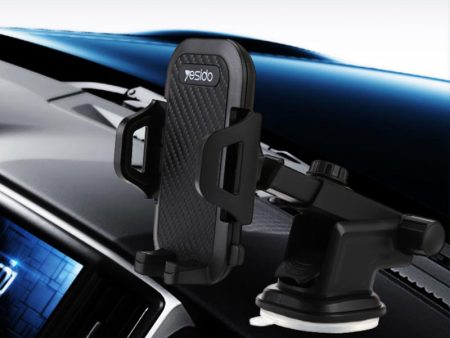 YESIDO C23 Car Suction Tray Dashboard Holder Mobile Phone Holder Windshield Holder Online Sale