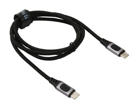 100W 5A Type-C to Type-C PD Fast Charging Data Cable 2m Male to Male Charge Cord for Huawei Discount