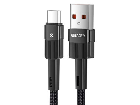 ESSAGER 0.5m Charging Cable USB to Type C 66W Fast Charging 480Mbps Transmission Cord For Discount