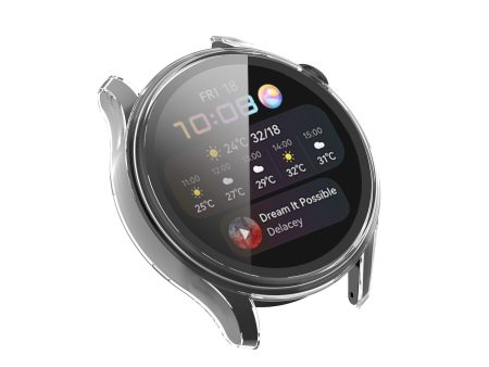 All-Around PC Protective Bumper Shell Built-in Tempered Glass Screen Protector Cover for Huawei Watch 3 For Cheap