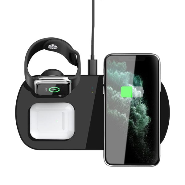 XDL-WA06 3 in 1 Wireless Charging Station for iPhone + iWatch + AirPods Online Hot Sale