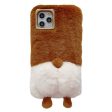 For iPhone 13 Pro Max 6.7 inch Soft Fluffy Phone Case Warm Plush+TPU Anti-scratch Mobile Phone Shell Cover Fashion