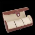 3-Grid Cylindrical Watch Storage Box Leather Watch Storage Case Online