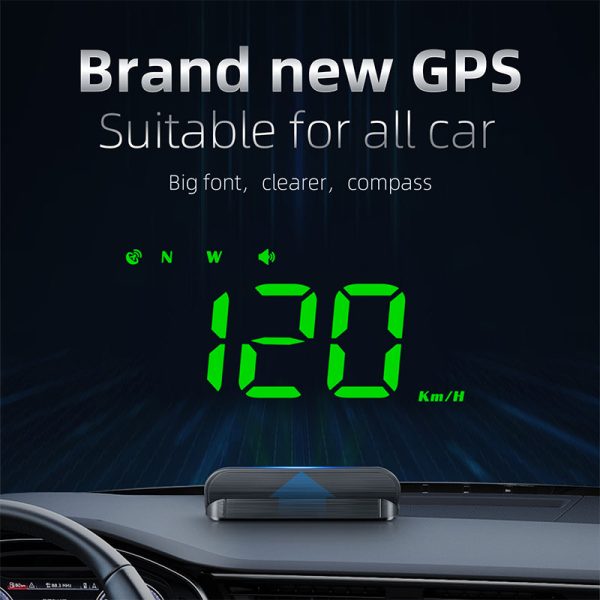 M1 Multifunctional Large Screen Head Up Display Car Electronic HUD Windshield Projector Overspeed Security Alarm Hot on Sale