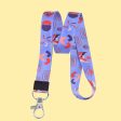 10Pcs   Pack Cartoon Pattern Neck Strap Mobile Phone Lanyard Name Tag Work Card Neck Hanging Rope Hot on Sale