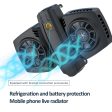 K4A Mobile Phone Radiator Cooling Fan Smartphone Live Streaming Heat Dissipation Cooler Cheap