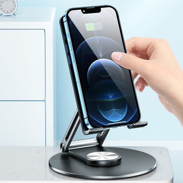 ESSAGER Desktop Stand for Mobile Phone   Tablet 360 Degree Rotating Folding Bracket Online now