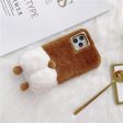 For iPhone 13 Pro Max 6.7 inch Soft Fluffy Phone Case Warm Plush+TPU Anti-scratch Mobile Phone Shell Cover Fashion