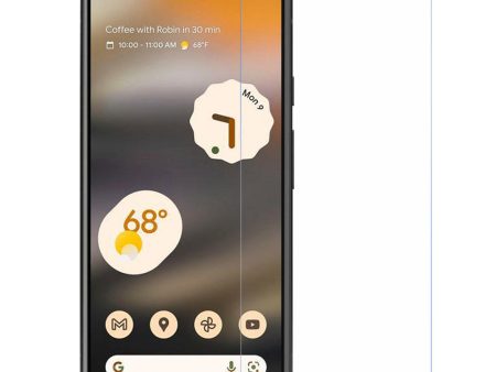 AMORUS 2.5D Arc Edge High Aluminum-silicon Glass Film for Google Pixel 6a, Fingerprint-free Ultra Clear Screen Protector Online Hot Sale