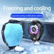 MEMO DL05 Lightweight Mobile Phone Cooler Cooling Fan Portable Cell Phone Radiator with LED Screen for iPhone Samsung Huawei Xiaomi Online Sale