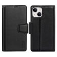 HANMAN Mill Series for iPhone 13 6.1 inch Full Protection Phone Case PU Leather TPU Folio Flip Cover with Stand Wallet For Sale