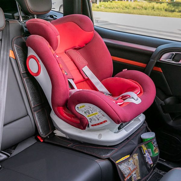 JF004 Waterproof Car Seat Protector for Child Car Seat and Pets, Soft Seat Protection Pad with Storage Pocket Cheap