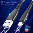 Retractable 3A Type-C Spring Coil USB Cable Mobile Phone Charging Data Transmission Cord Online Sale