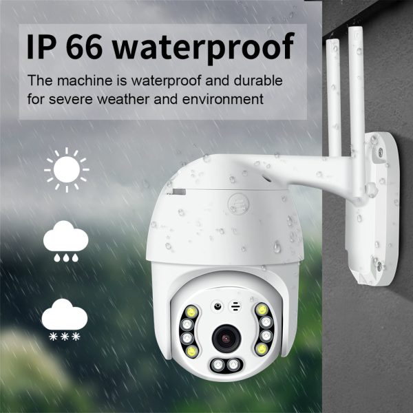 SD01 Outdoor Security Camera 3MP HD Two-way Talking Video WiFi Night Vision RJ45 Camera Indoor for Home Security Discount