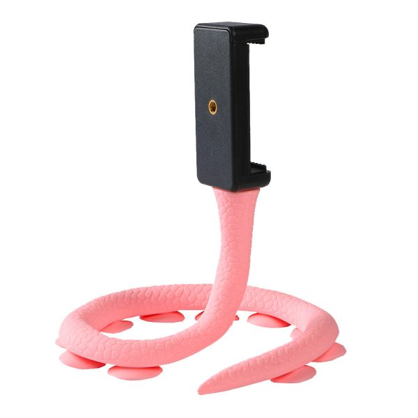 CIMAPRO RI-47 Cute Caterpillar Phone Holder Suction Cup Flexible Snake Desktop Outdoor Lazy Mobile Phone Holder Selfie Stick Bracket Cheap