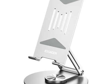 ESSAGER Desktop Stand for Mobile Phone   Tablet 360 Degree Rotating Folding Bracket Online now