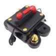 80A DC 12-48V Car Audio Stereo Circuit Breaker Automatic Reset Fuse Holder Automatic Circuit Breaker, Circuit Protector For Sale