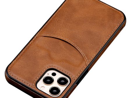 Cell Phone Case for iPhone 14 Pro, Business Style Built-in Card Slot PU Leather+TPU Mobile Phone Cover Online Hot Sale