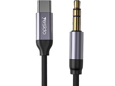 YESIDO YAU20 1m USB C to 3.5mm Male Audio Aux Cable Type C to 3.5mm Headphone Stereo Car Cord Online Hot Sale