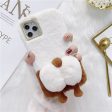 For iPhone 13 Pro Max 6.7 inch Soft Fluffy Phone Case Warm Plush+TPU Anti-scratch Mobile Phone Shell Cover Fashion