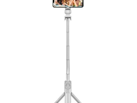 XT02SP 100cm Bluetooth Remote Control Extendable Selfie Stick Tripod Stand with LED Light for Youtube Makeup Photography Livestream For Sale