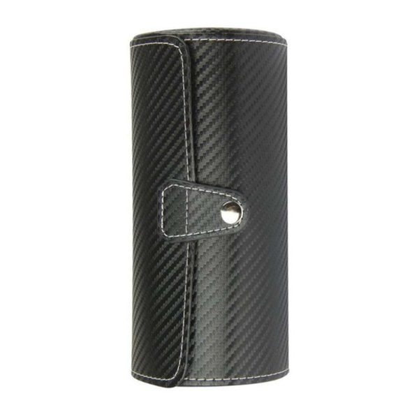 3-Grid Cylindrical Watch Storage Box Leather Watch Storage Case Online