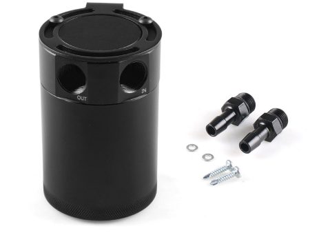 BX101669 Car Universal 2-Port Compact Baffled Oil Catch Can on Sale