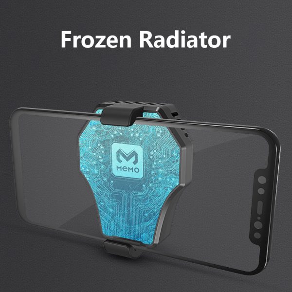 MEMO DL01 Portable Mobile Phone Cooler Lightweight Cell Phone Radiator with Cooling Fan for Playing Games Watching Videos Online Hot Sale