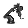 QX680 2-in-1 15W Wireless Charger + Car Dashboard Mount Mobile Phone Holder with Suction Cup Base Online