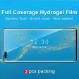 IMAK 2PCS Hydrogel Film III Mobile Phone Screen Protector for Huawei nova 10 Pro 4G, Sensitive-touch Full Glue HD Clear Soft TPU Protective Film Sale