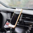 X033 Universal Strong Magnetic Car Mount Stand Carbon Fiber Car CD Port Phone Holder for Mobile Phones Supply