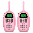 2Pcs DJ100 Children Walkie Talkie Toys Kids Interphone Mini Handheld Transceiver 3KM Range UHF Radio with Lanyard on Sale