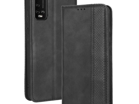 For Wiko Power U10   Power U20 Vintage PU Leather Wallet Case Imprinted Mosaic Stand Magnetic Auto-absorbed Closure Flip Folio Cover For Cheap