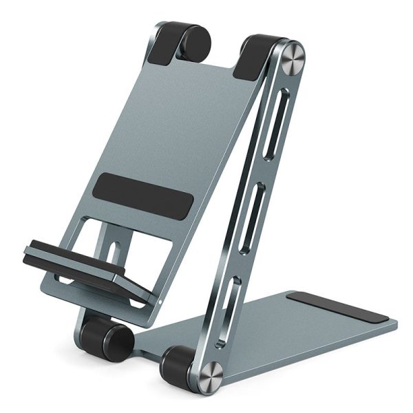 Universal Desktop Mobile Phone Tablet Holder Bracket Adjustable Foldable Aluminum Alloy Stand For Sale