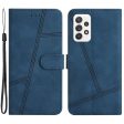 For Samsung Galaxy A73 5G Skin-touch Feeling Retro PU Leather Phone Stand Cover Shockproof Drop-proof Wallet Case For Discount