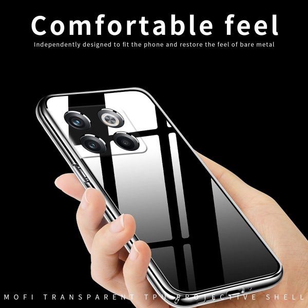 MOFI Transparent Phone Case For OnePlus 10T 5G   Ace Pro 5G Anti-scratch Soft TPU Mobile Phone Back Cover Online Sale