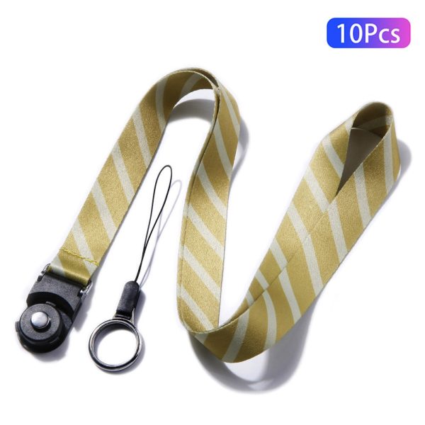 10Pcs   Pack Detachable Finger Ring Lanyard Rotating Buckle Mobile Phone Name Tag Neck Strap Online