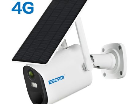 ESCAM QF490 1080P 4G Solar PIR Alarm Dome Night Vision CCTV IP Camera Pan Tilt Monitor Cheap